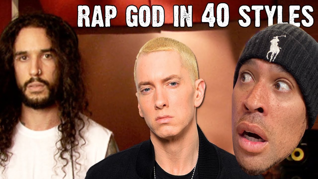 FIRST TIME reaction to Eminem - Rap God | Performed In 40 Styles! THIS IS NUTS!!