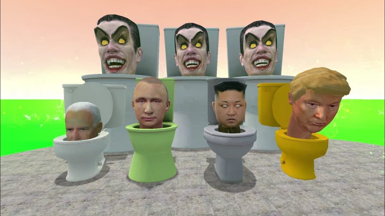 Spartan Kicking All New Skibidi Toilets Memes in the Giant Pit #43 - Garry's Mod