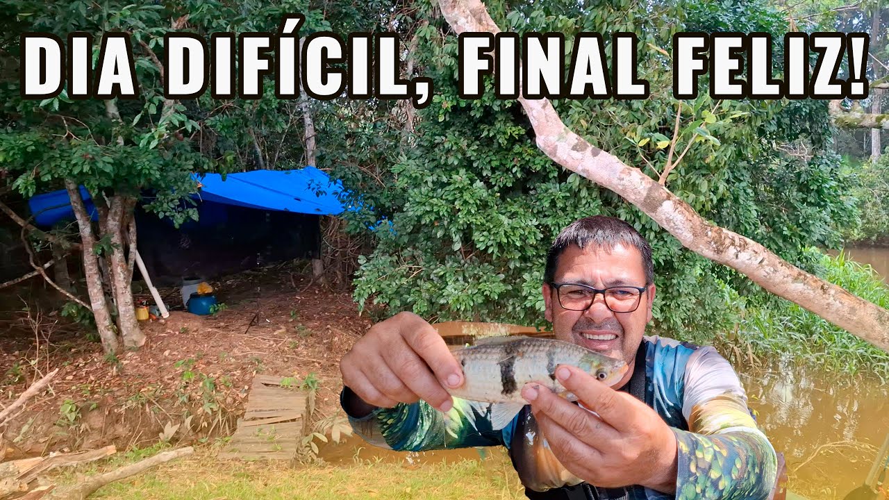 Resultado inesperado na pescaria de piau 😱