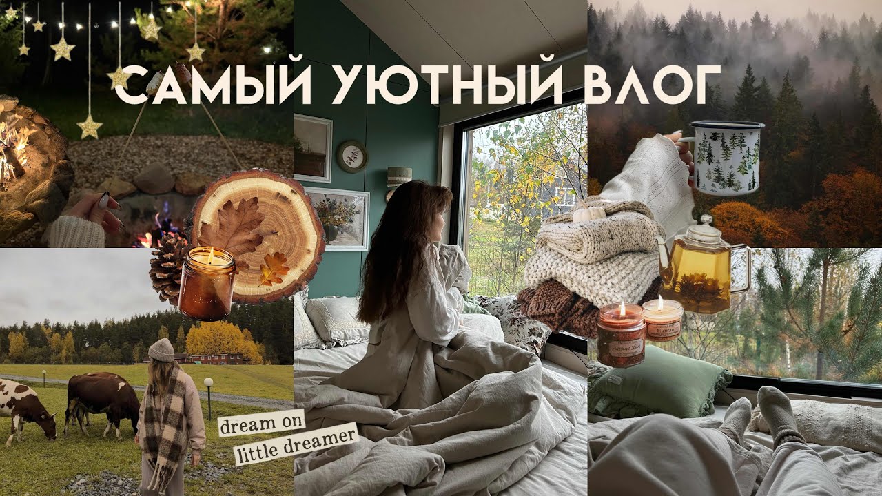САМЫЙ УЮТНЫЙ ВЛОГ | день в лесном домике, ферма и вдохновление