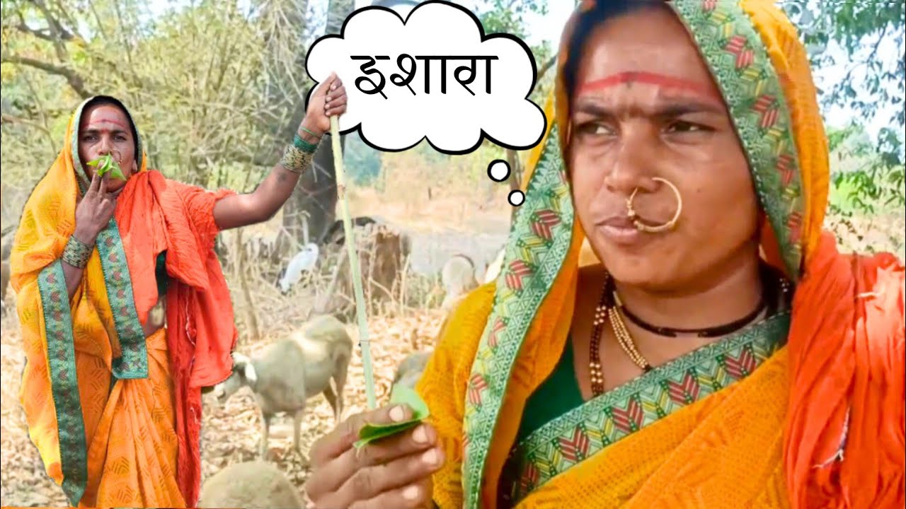 बाणाईने इशारा करून बोलावल्या मेंढ्या; तिला रानात विणकाम-शिवणकामाचा भारीच छंद  🥰 | sidu hake | banai