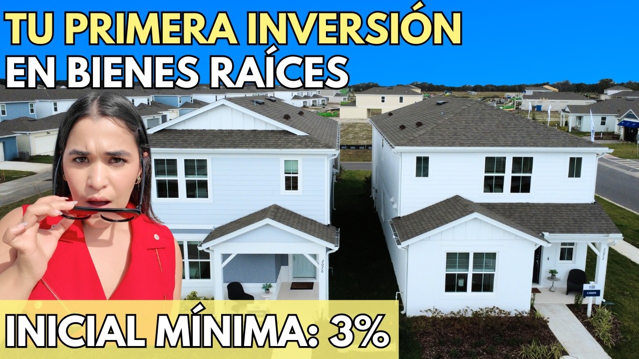 Invierte en bienes raíces con poco dinero en esta comunidad | Central Florida | Inicial Minima: 3%.