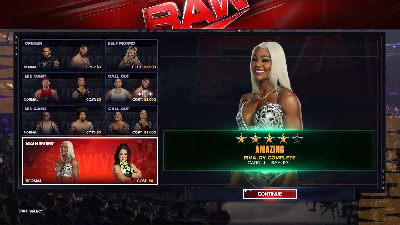 WWE 2K24 GM Mode Game Play! (Season 3: Survivor Series PPV and Week 21!) Part 37