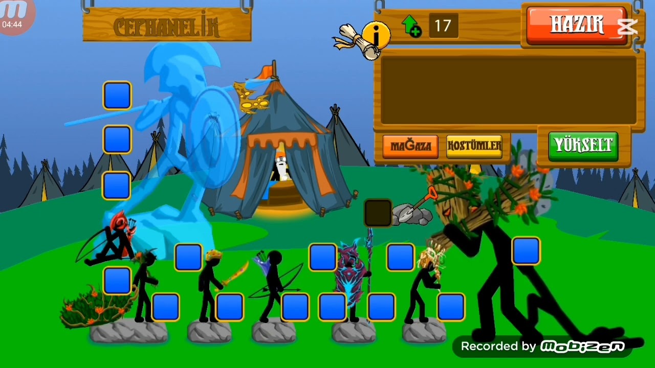 Stickwar legac Zombiler vs benim base