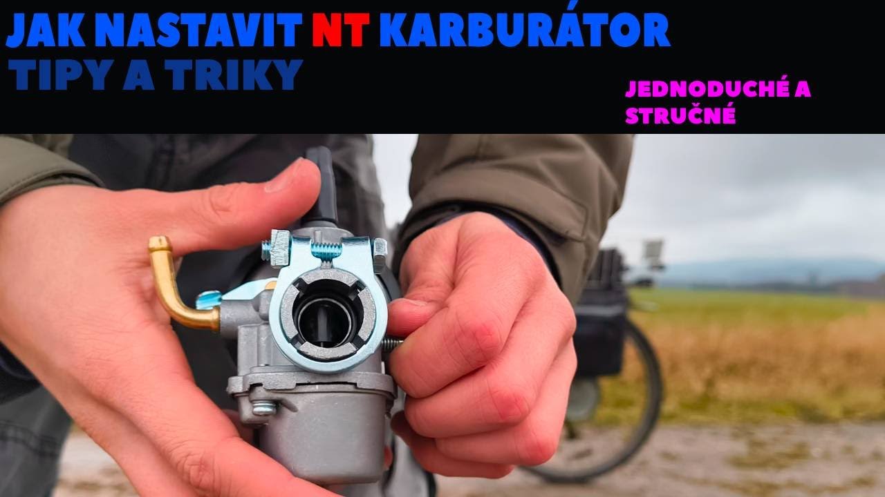 MOTOKOLO JAK NASTAVIT NT KARBURATOR
