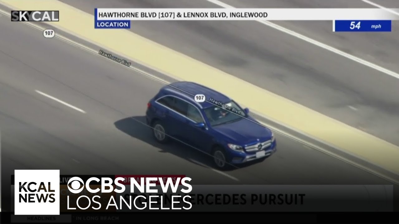 Police chasing a stolen vehicle reckless driver