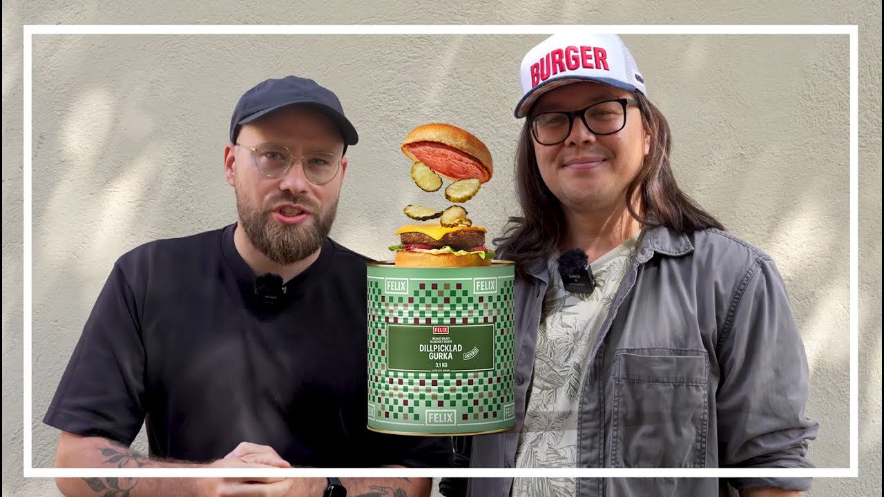 Produktinspiration | Dillpicklad gurka framtagen i samarbete med Burgerdudes | FELIX