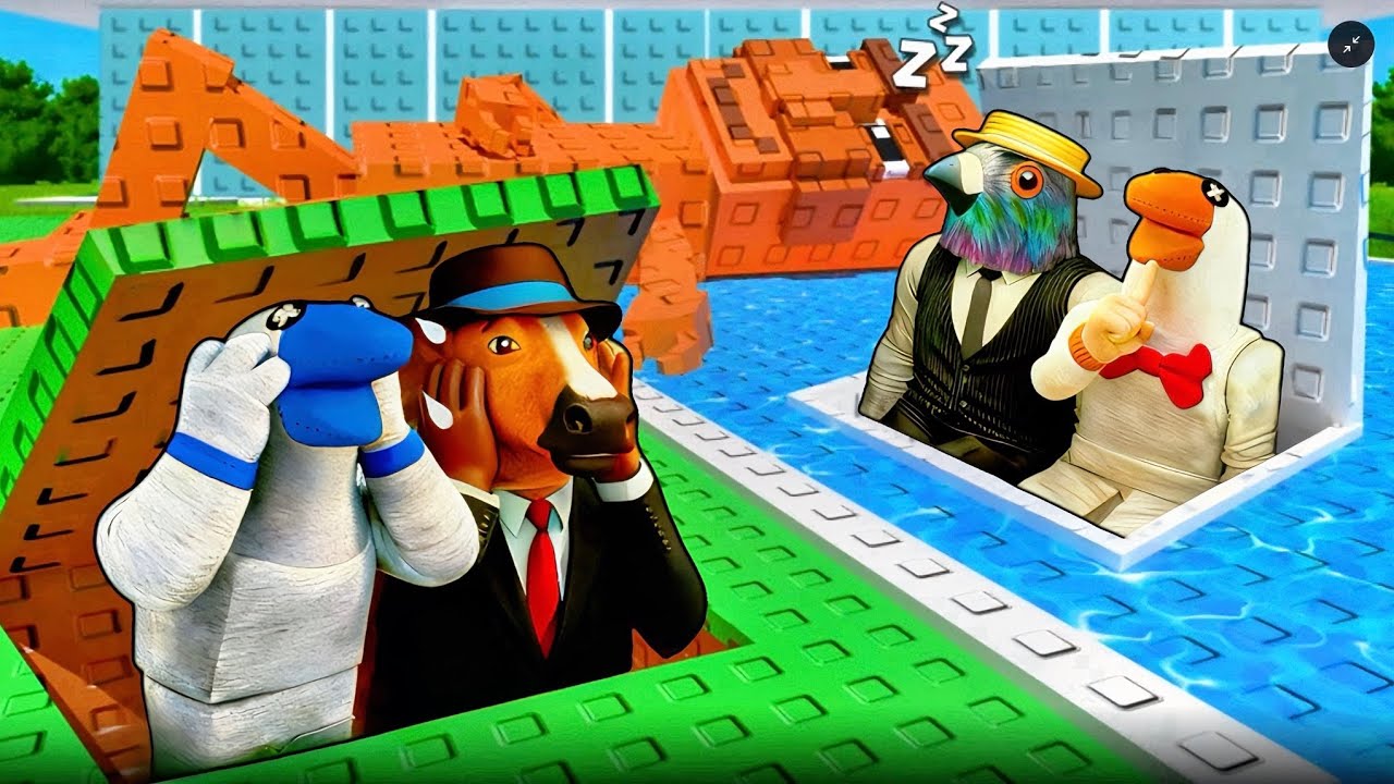 BUILD AND ESCAPE FROM BRAINROTS! 😱