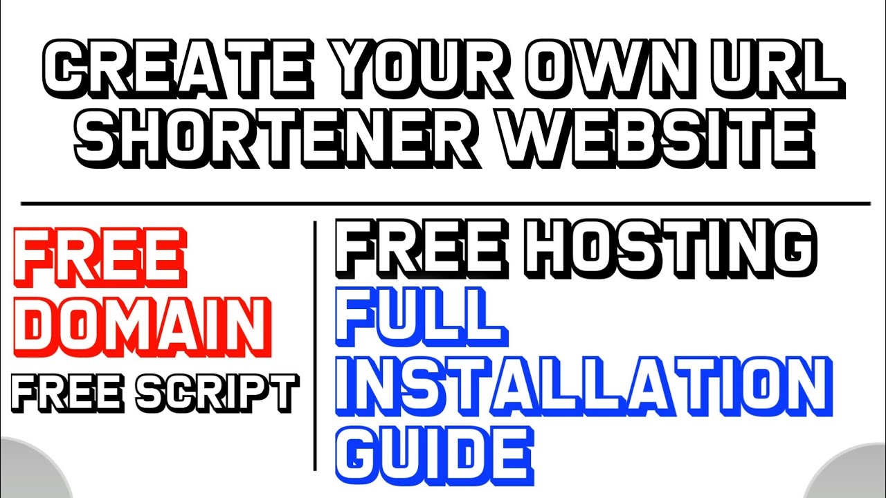 How To Create Free Url Shortener Website Like GPLinks | Free Script + Free Hosting