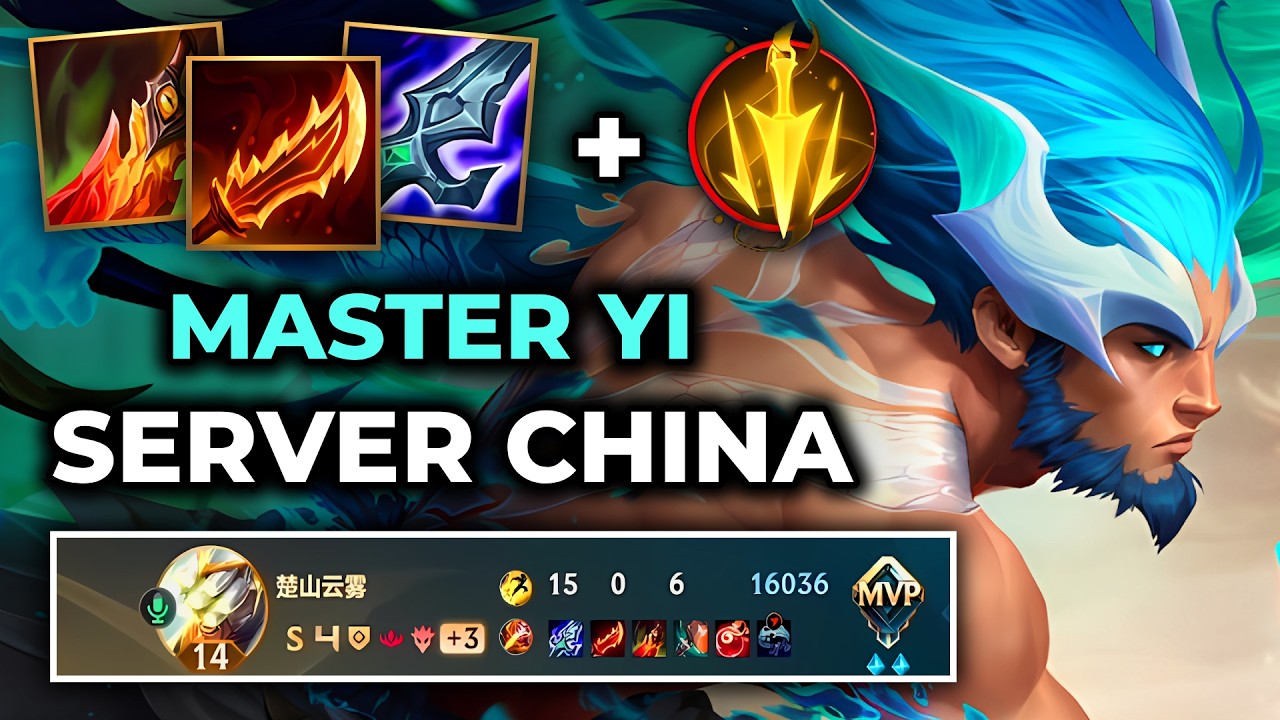 Master Yi Wild Rift China - Build Runes Guide Patch 7.1f - Gameplay Master Yi Season 21
