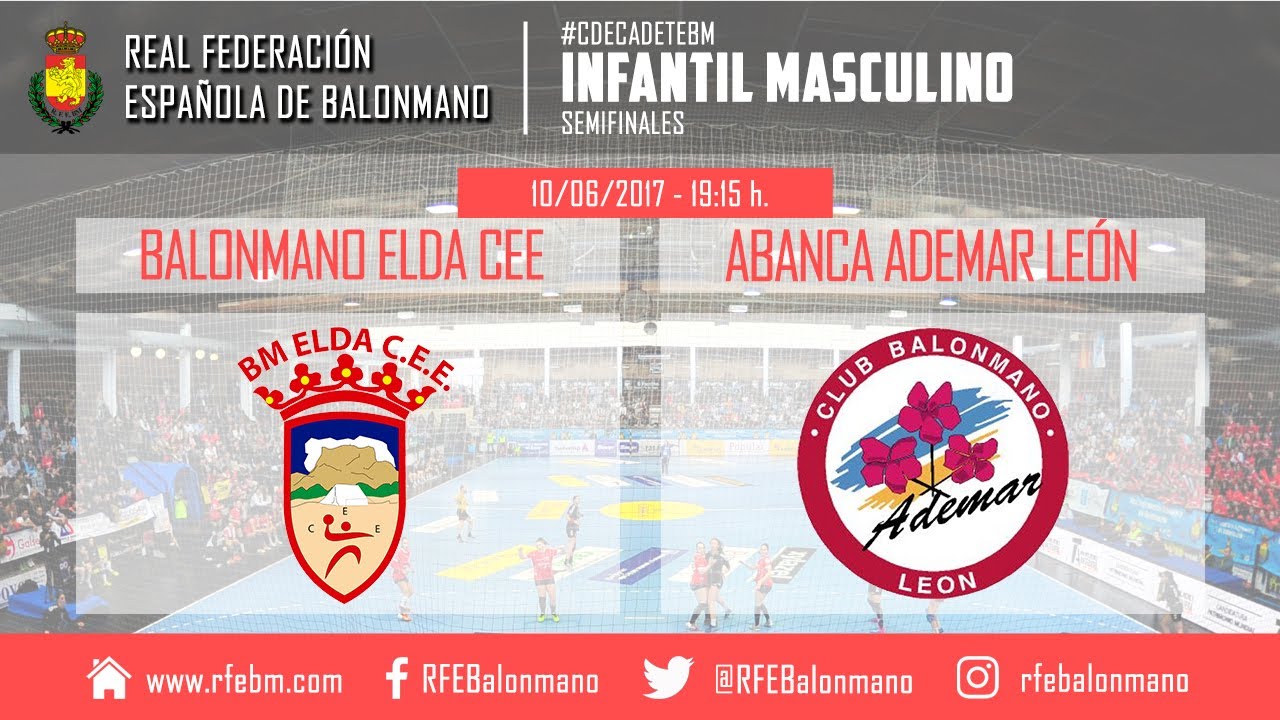 #CDEInfantilBM Masculino - Semifinales | Balonmano Elda CEE : Abanca Ademar León