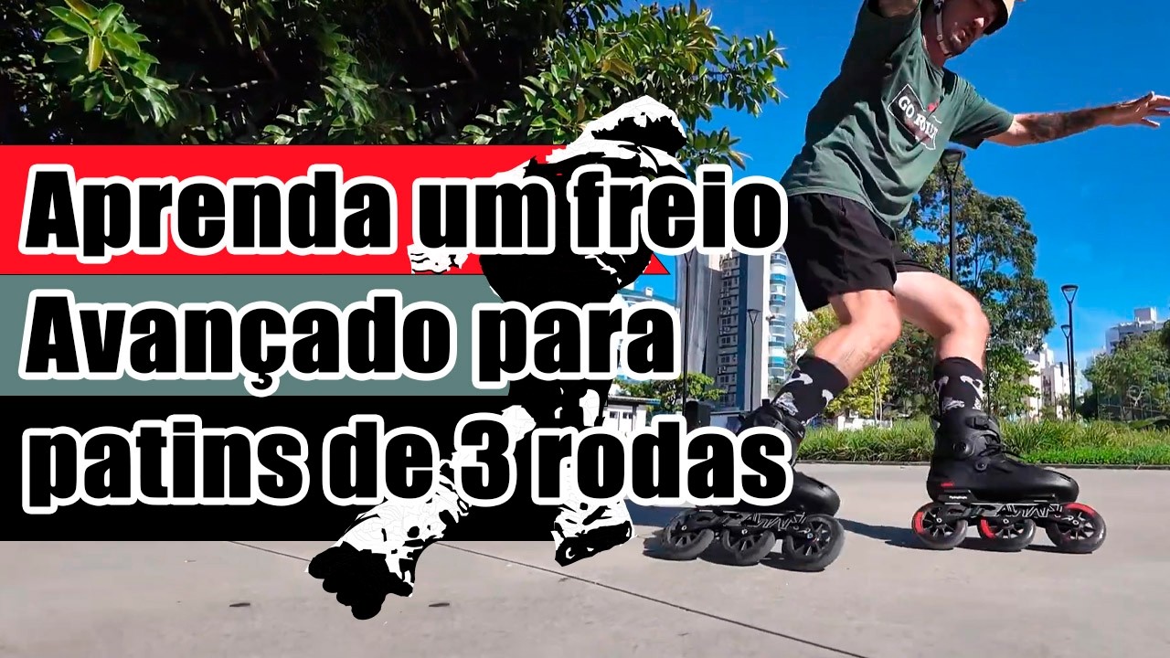 Aprenda um freio avançado de patins de 3 rodas | Paralelo