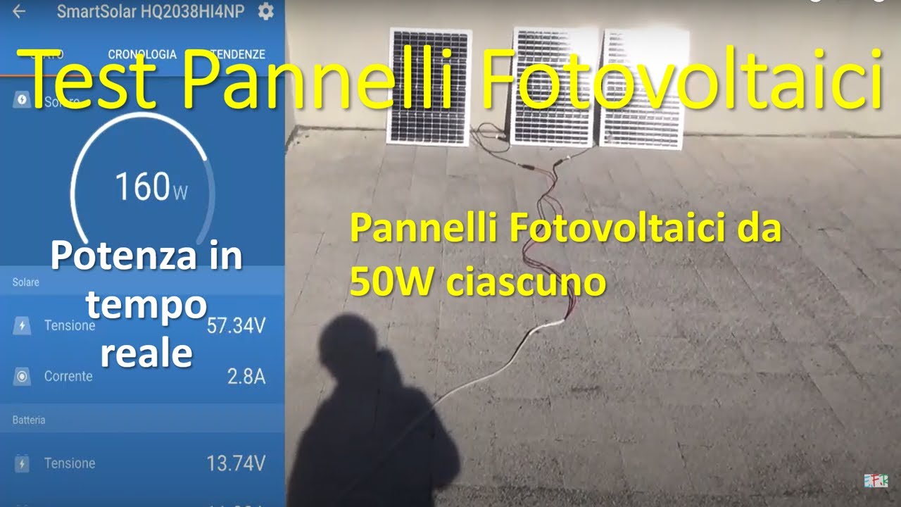 Test Pannelli Solari