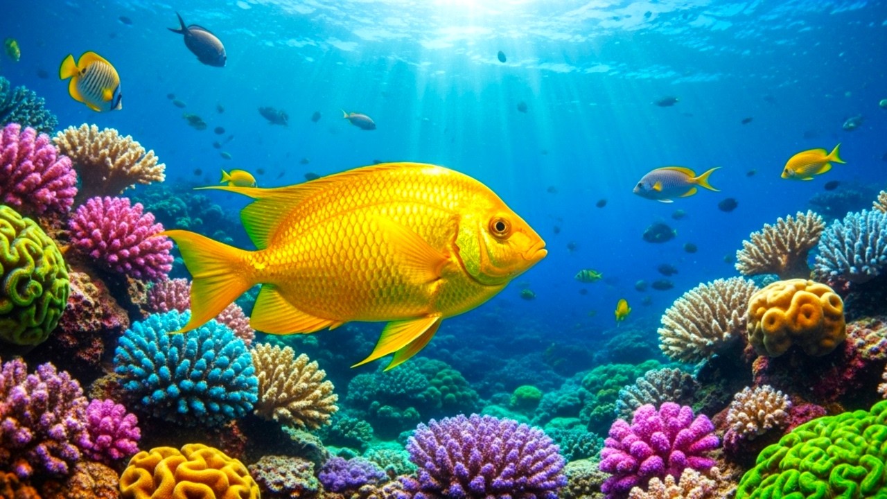 The Best 4K Aquarium - Dive Into The Mesmerizing Underwater Realm, Sea Jellyfish, Coral Reefs #8