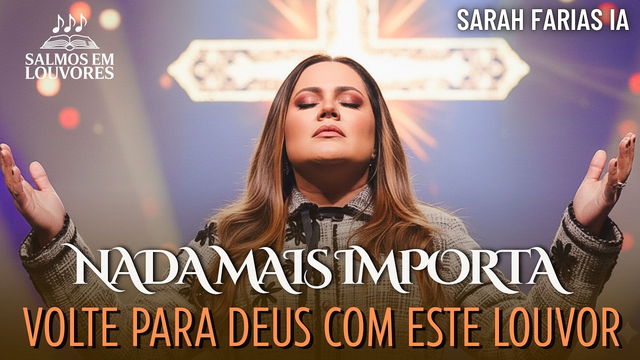Nada Mais Importa - SARAH FARIAS IA | Adoração Profunda - Louvor Intimista e Tocante a Deus