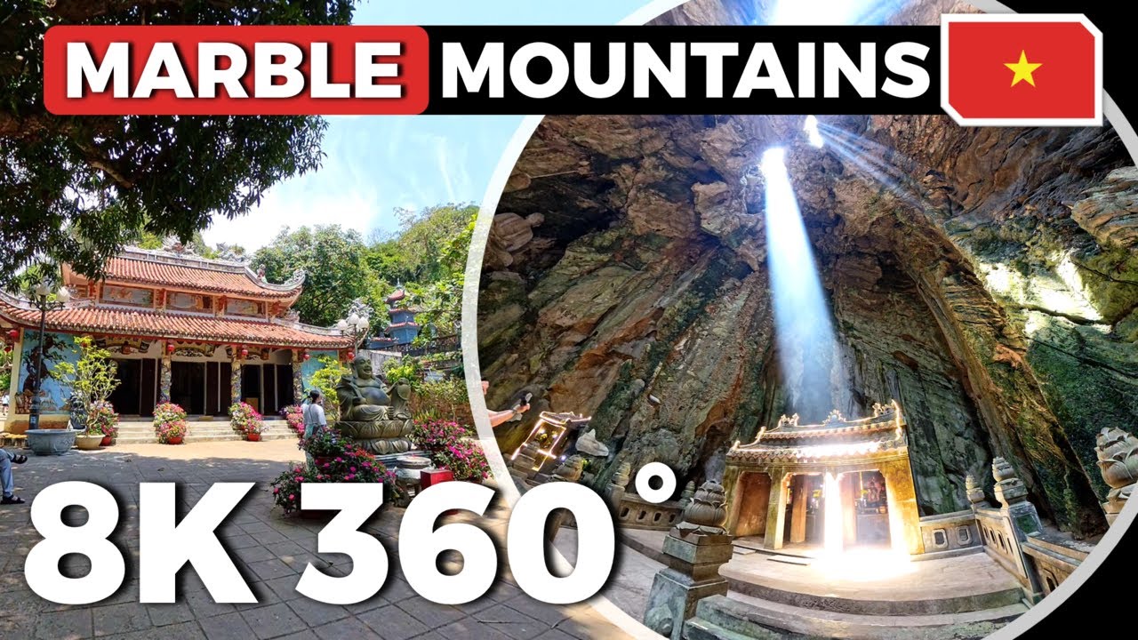 8K 360° VR Tour of Marble Mountains | Temples, Viewpoints & Sacred Cave | Vietnam