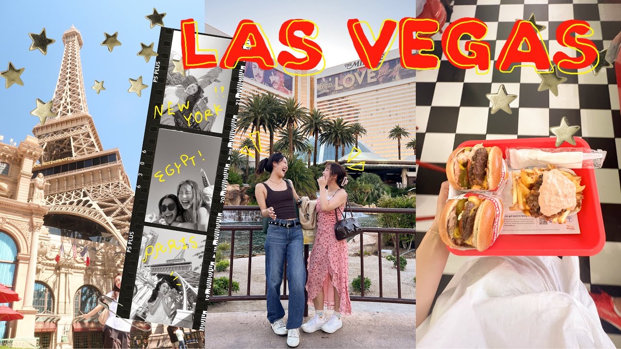 【日英vlog】a girls trip to LAS VEGAS ⭐️ ラスベガス旅行〜