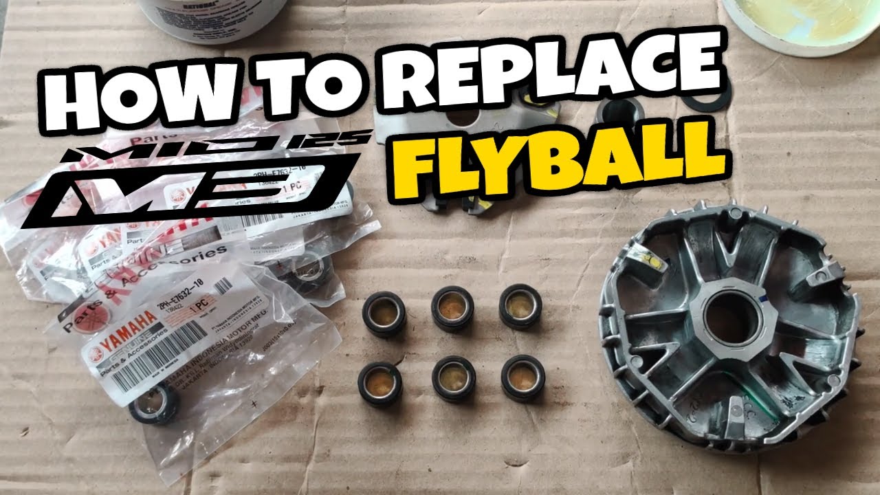 Paano magpalit ng Flyball ng YAMAHA MIO i125 / How To Replace YAMAHA Mio i125 Flyball DiY Tutorial