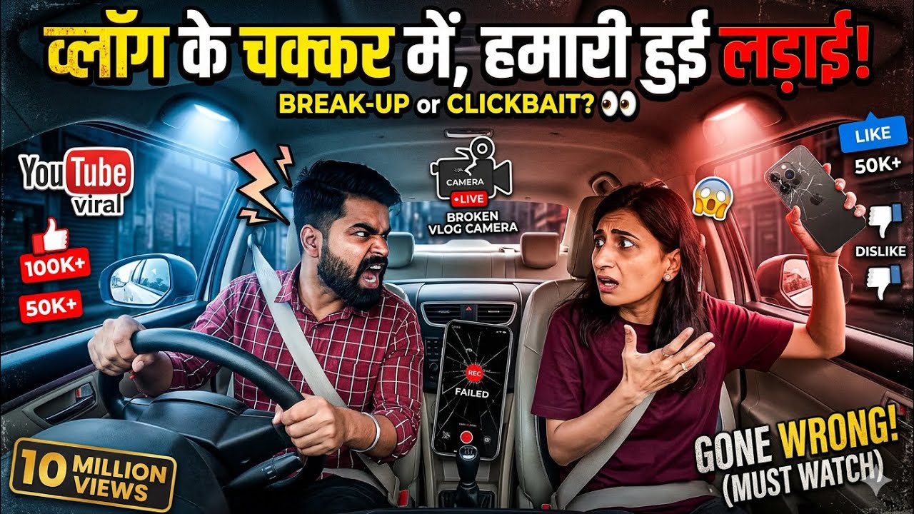 Vlog ke chakkar mein hamare hui ladai 