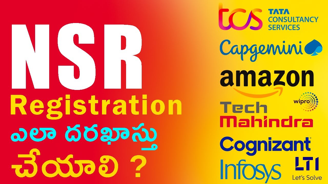 how to apply nsr card telugu|NSR Registration in Telugu|NSR e-Card Registration In Telugu.TCS,WIPRO