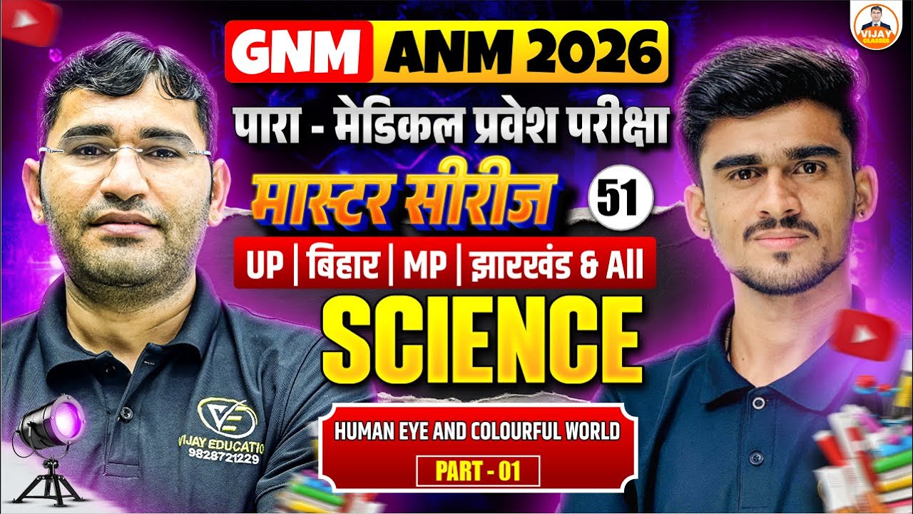 Human eye and colourful&nbsp;world Chapter important Mcqs |Science Important Mcq Class | By Manor Sir