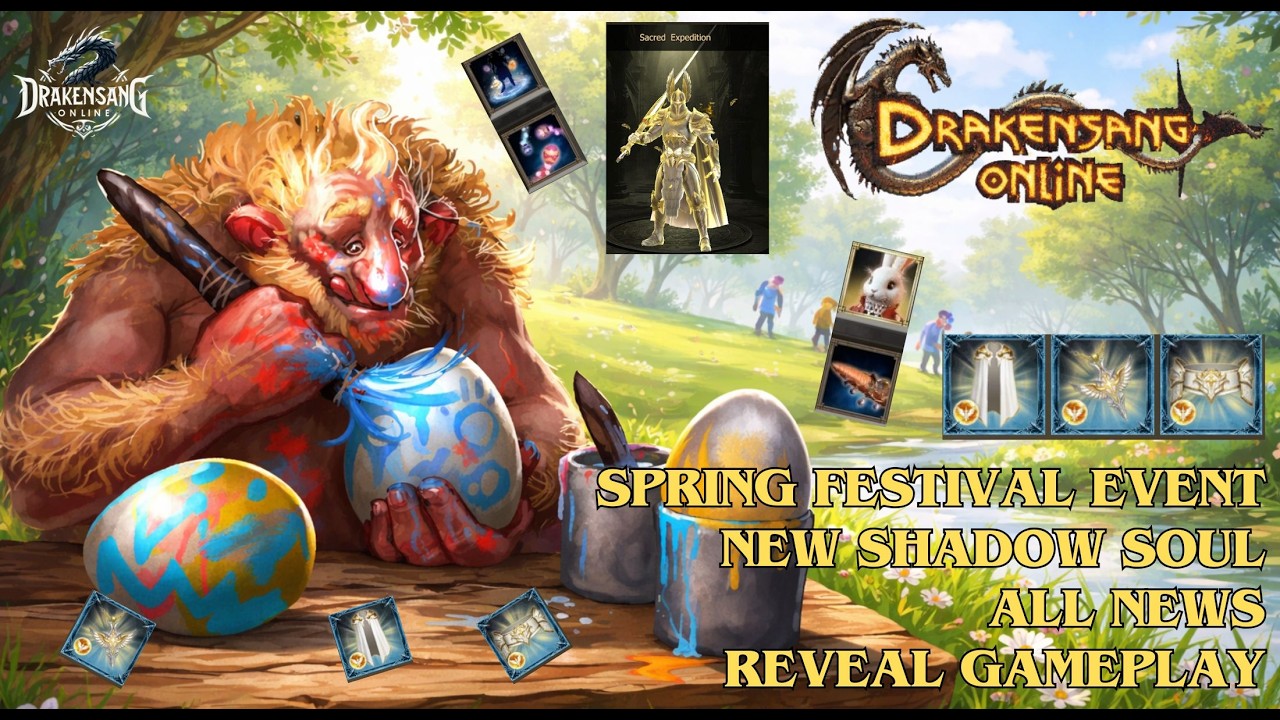 Drakensang Online - Spring Festival Event & New Shadow Souls! Full News + Gameplay (DSO)