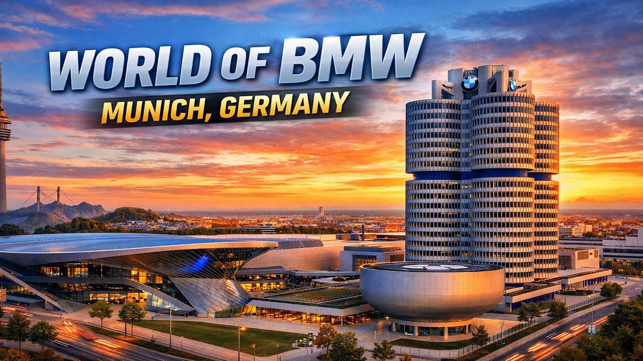 Посетил Мир BMW и Музей BMW - история компании в Мюнхене, Германия !
