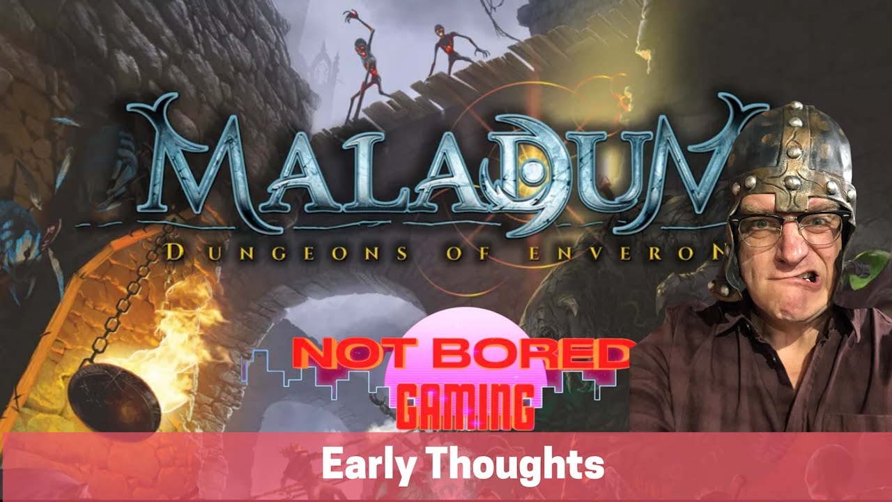 Maladum: Dungeons of Enveron - Early Thoughts - Not Bored Gaming