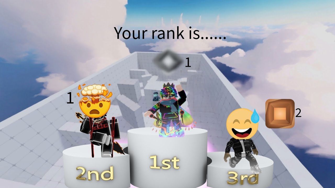 I get ranked...