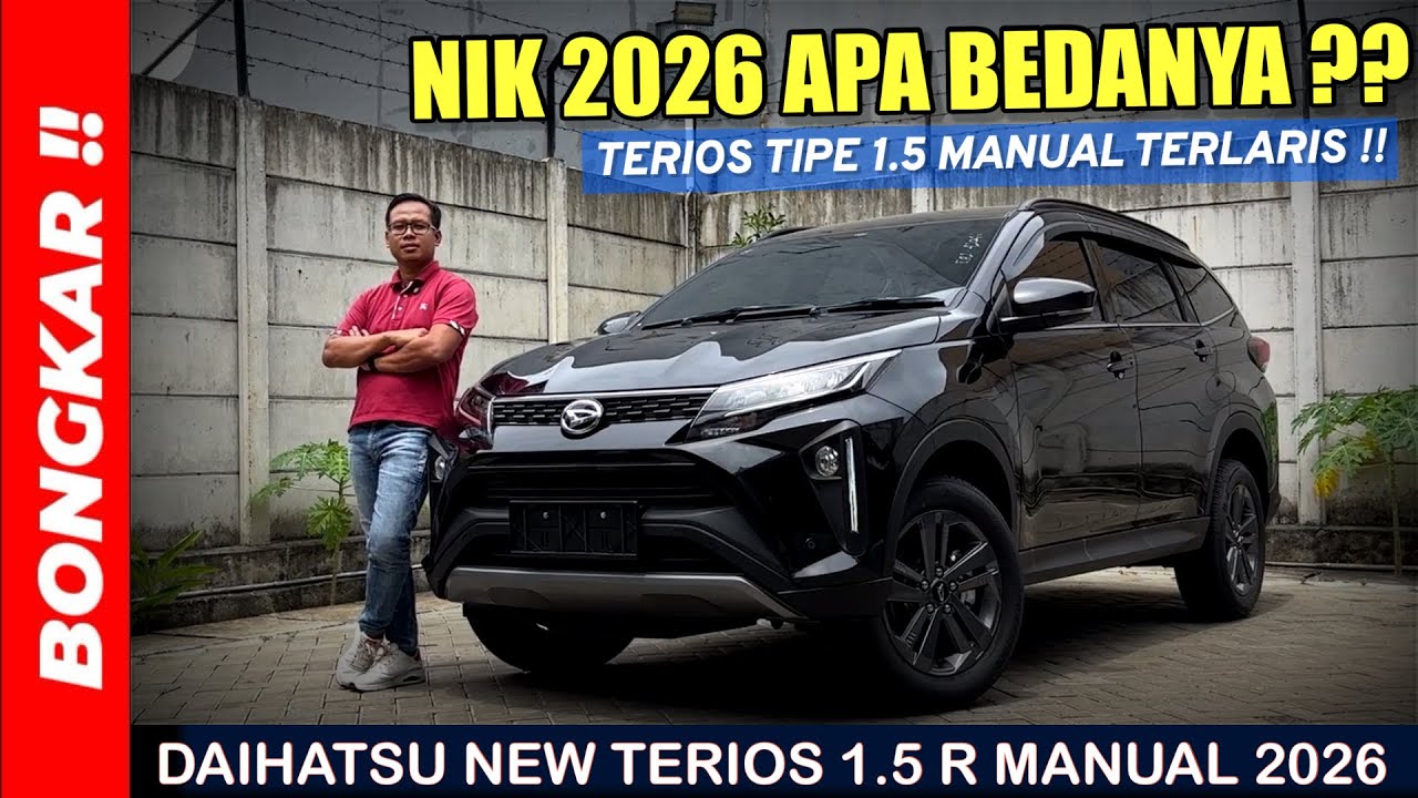 Bongkar !! DAIHATSU ALL NEW TERIOS 1.5 R MANUAL 2026 || APAKAH ADA PERUBAHAN EXTERIOR & INTERIOR ??