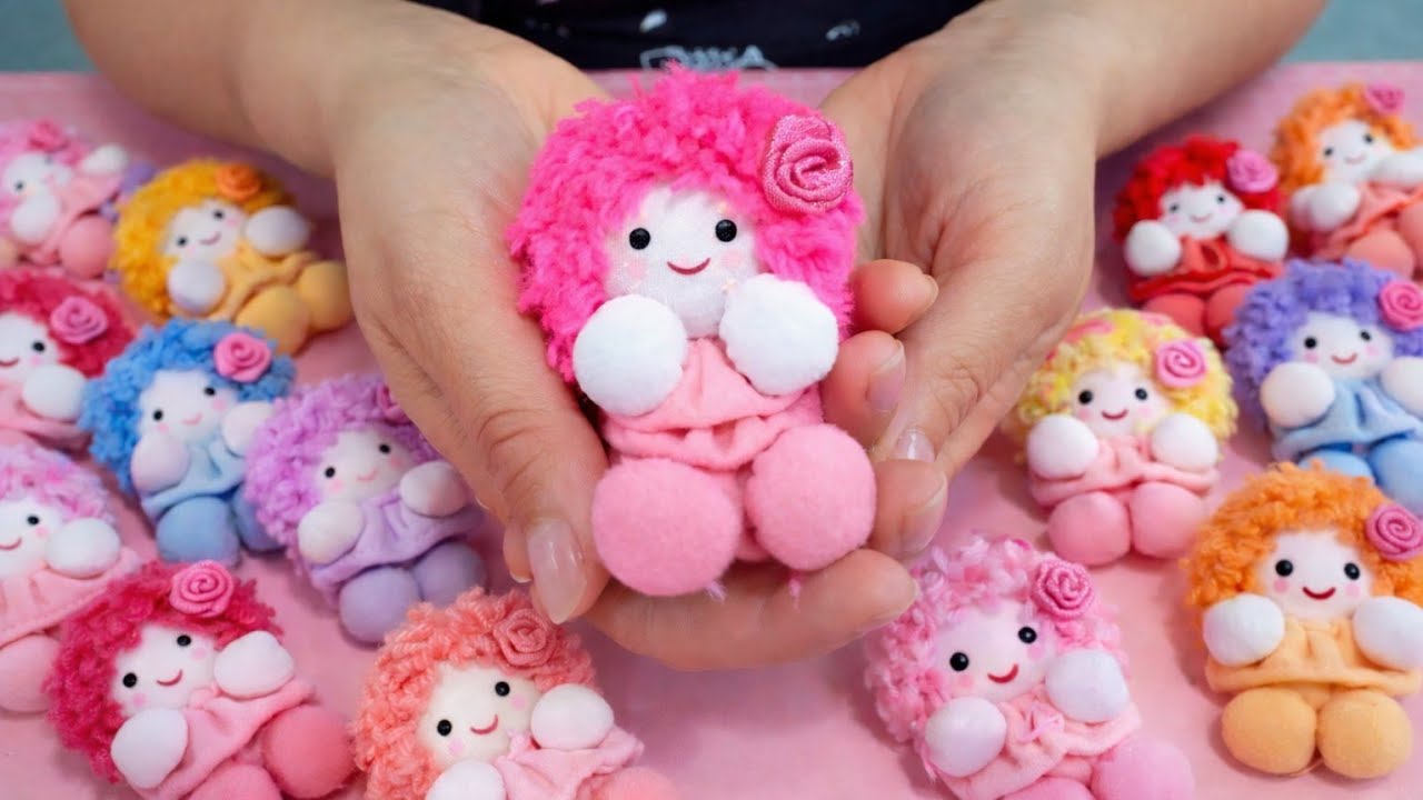 Faça e venda + 50  bonequinha móvel ! sem máquina de costura !Lembrancinha para ganhar dinheiro 