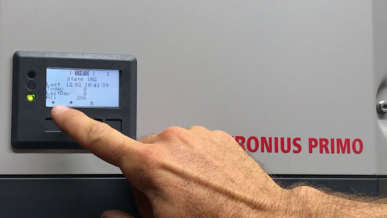 Как проверить коды STATE на инверторе Fronius