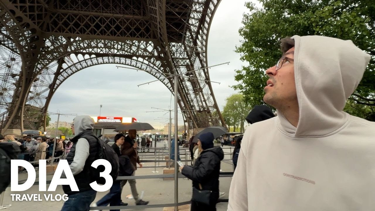 PARIS DIA 3 -  TUVE QUE IR YO PARA QUE SE ROMPA LA TORRE