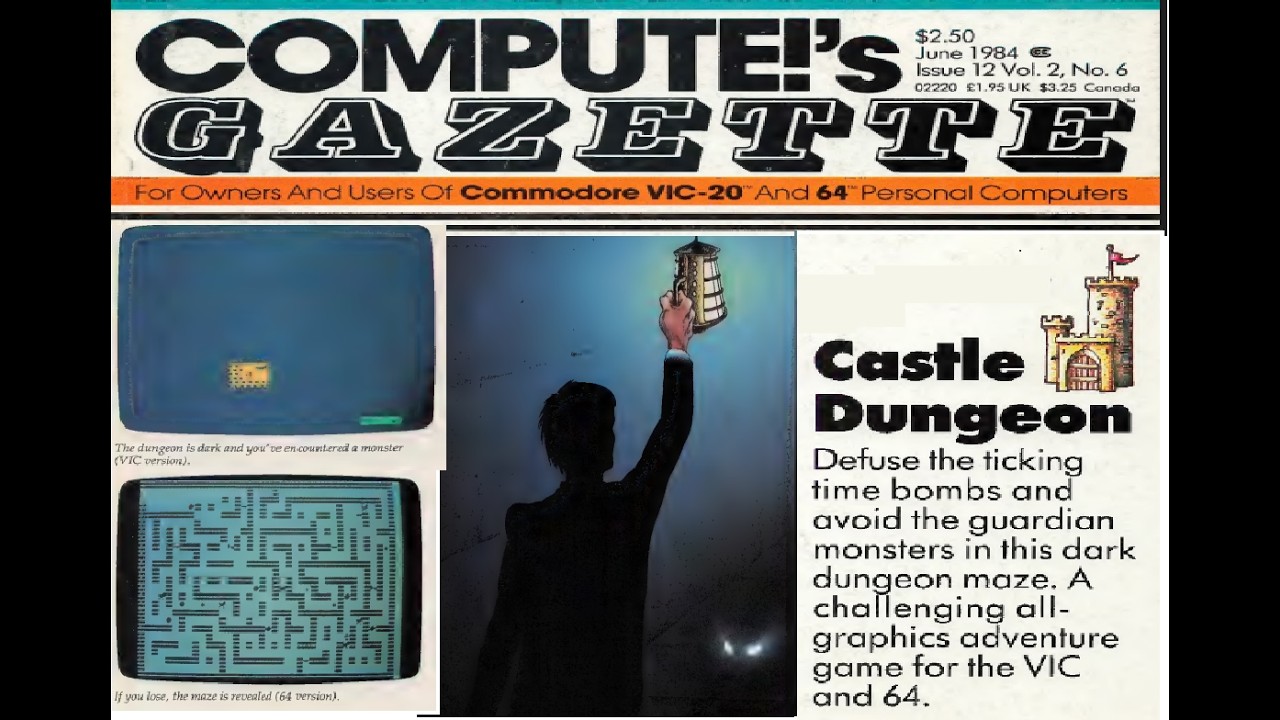 Compute!'s Gazette's Castle Dungeon in BBC Microcomputer BASIC 2.0 🕹️ BeebEm - BBC Model B Emulator