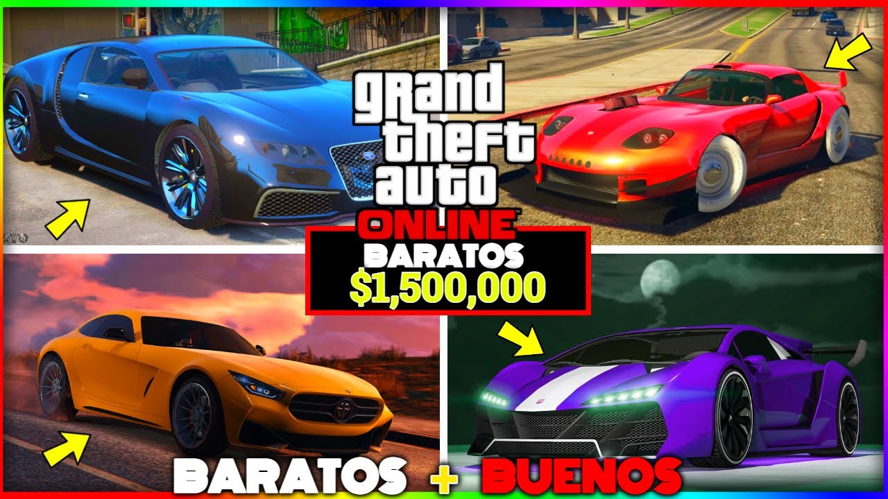 TOP 10 MEJORES COCHES PARA COMPRAR POR MENOS DE $1,500,000 en GTA 5 Online |2021| Cjp_Mystic