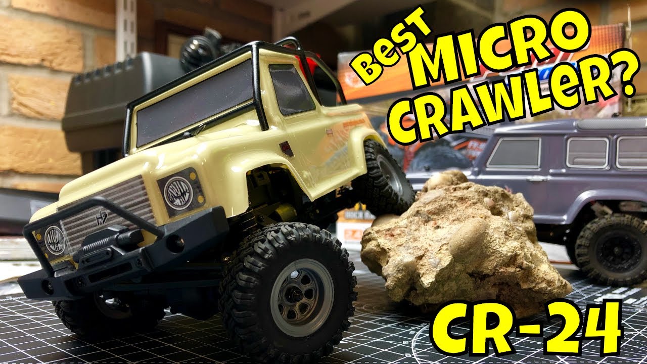 Worlds Cheapest micro crawler? $45 Hobby Plus CR-24 mini RC crawler.