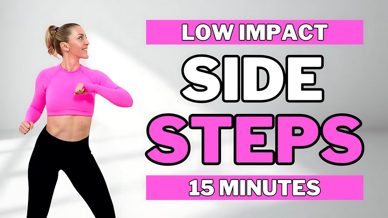 🔥15 Min SIDE STEPS CARDIO🔥LOW IMPACT CARDIO for WEIGHT LOSS🔥KNEE FRIENDLY🔥NO JUMPING🔥FULL BODY BURN🔥