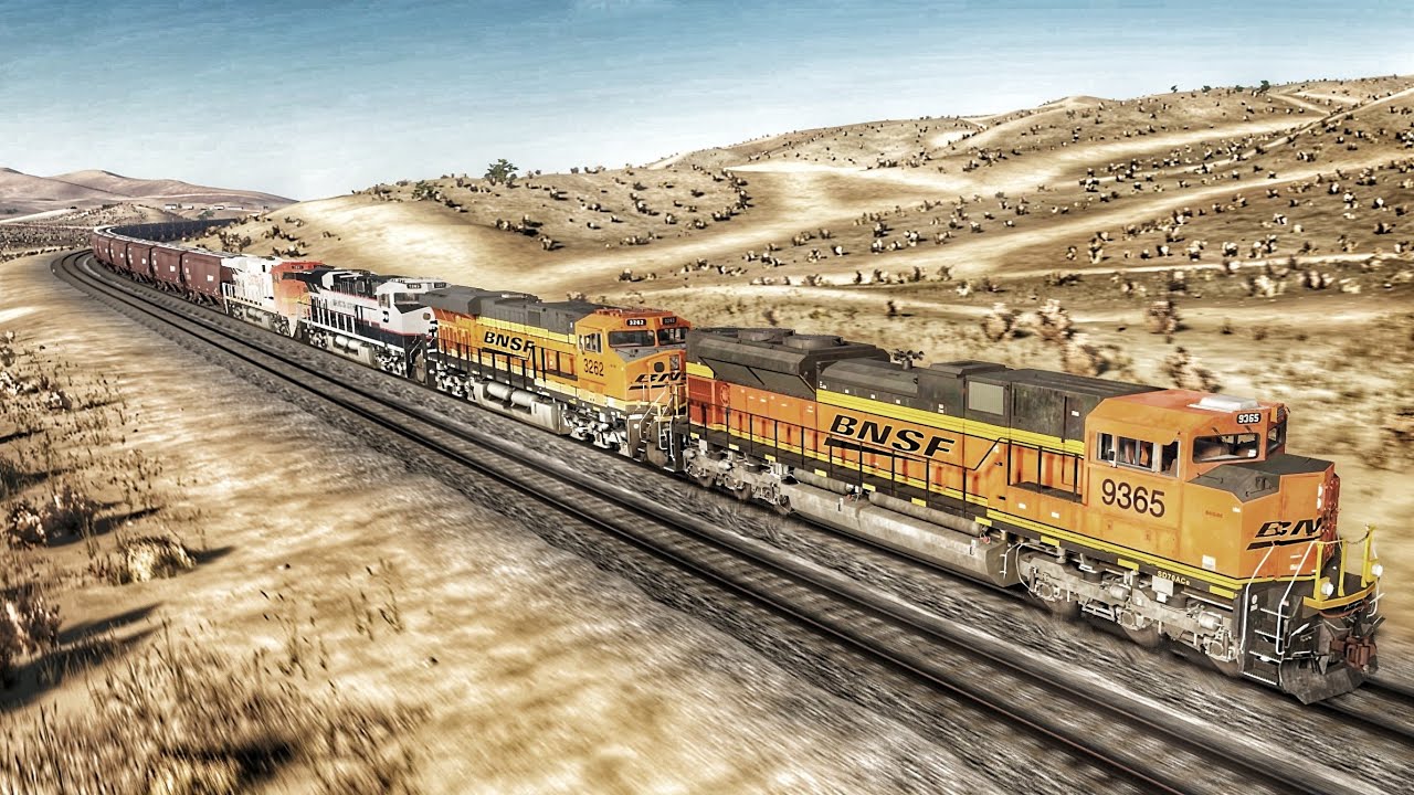 Train Sim World 3 Cajon Pass G-SOGABQ5-04 Getreidezug SD70ACe Part 1/2