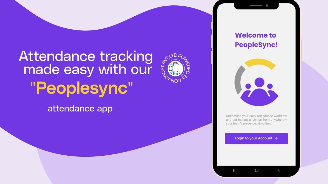 People Sync &ndash; Complete Attendance App Guide | Clock In/Out & Early Leave Reason #convosoft  #tech