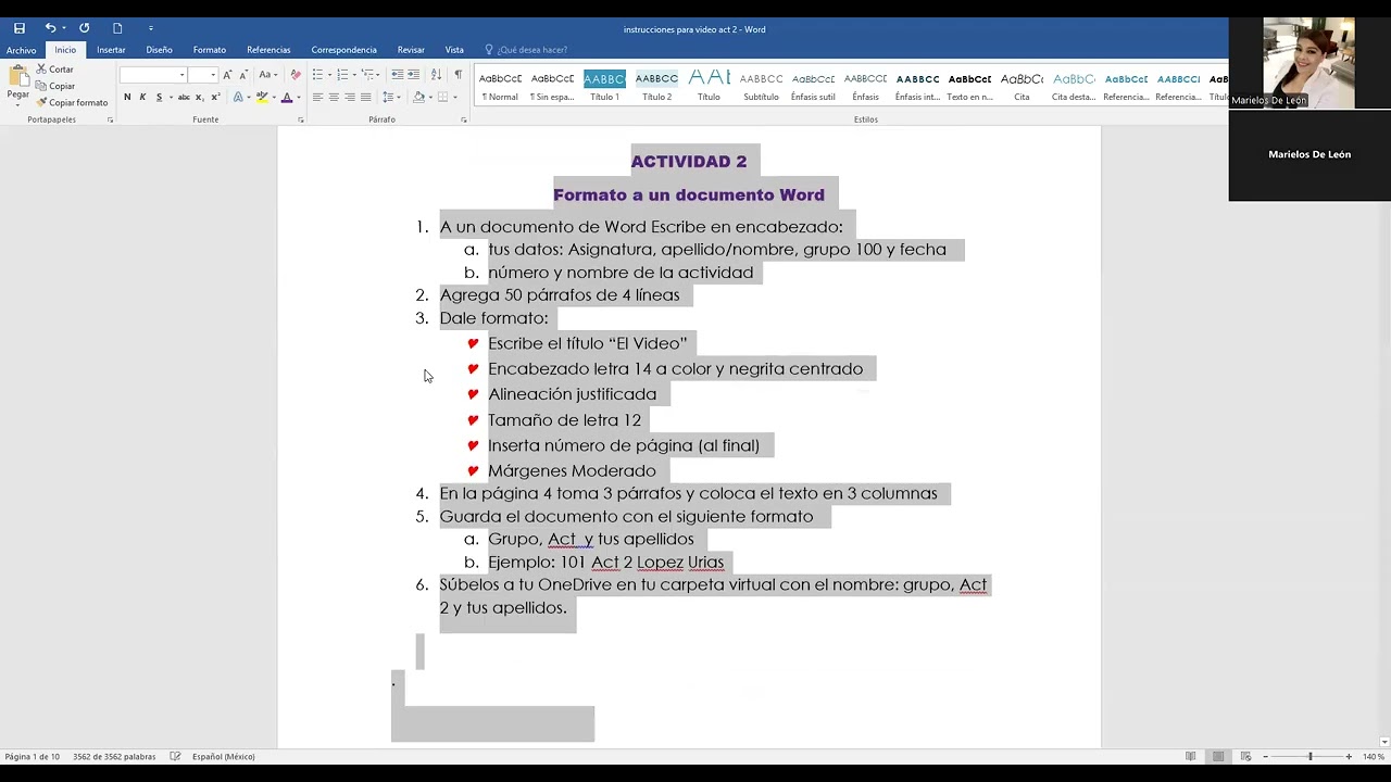 Act 2 CD II FORMATO A UN DOCUMENTO