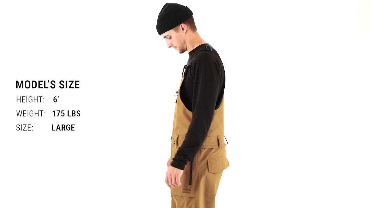 Volcom Rain Gore-Tex Bib Overall Snowboard Pants Fit Review - Tactics