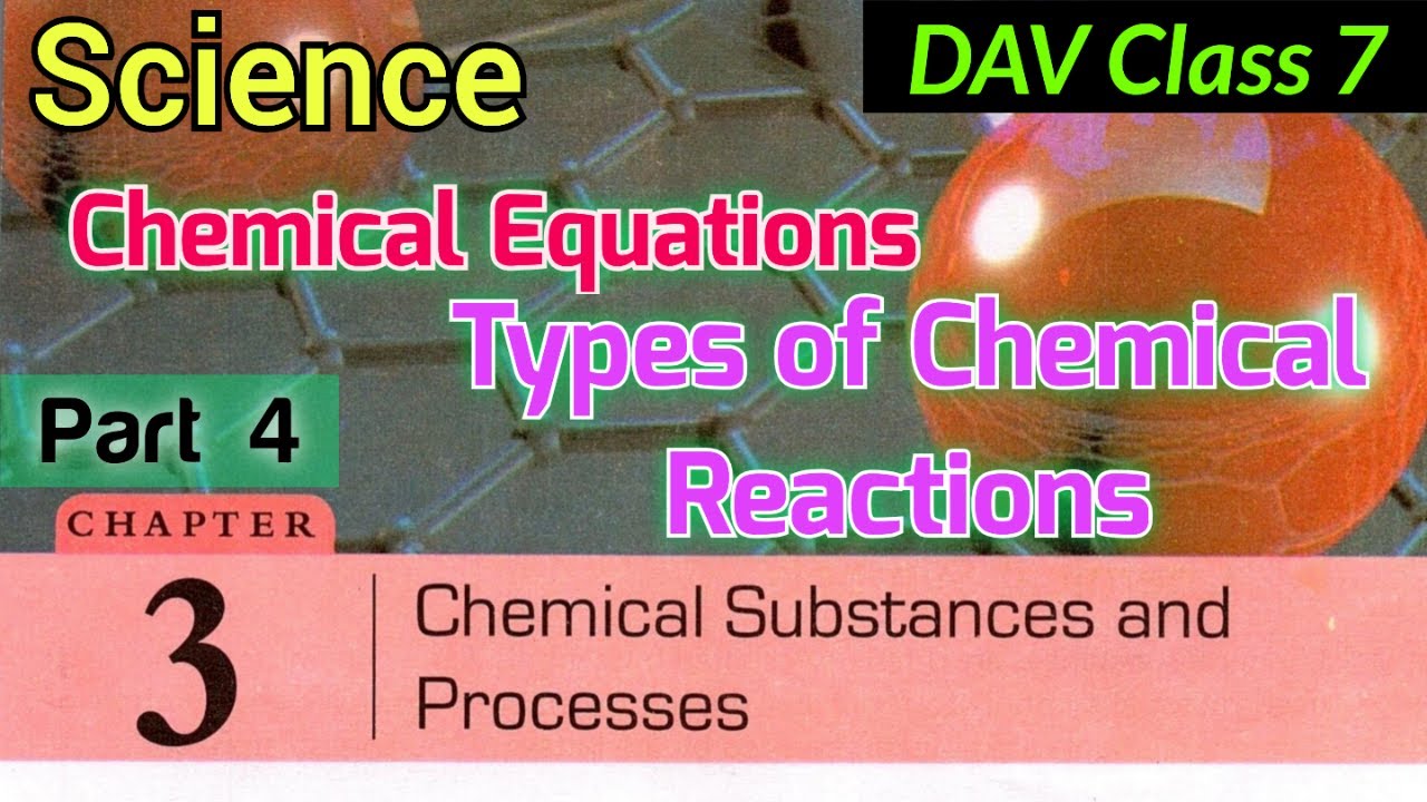 Dav class 7 science chapter 3 Chemical Change and types of chemical reactions