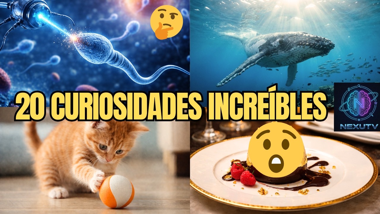 20 CURIOSIDADES INCREIBLES que DEBERIAS SABER 😱💡