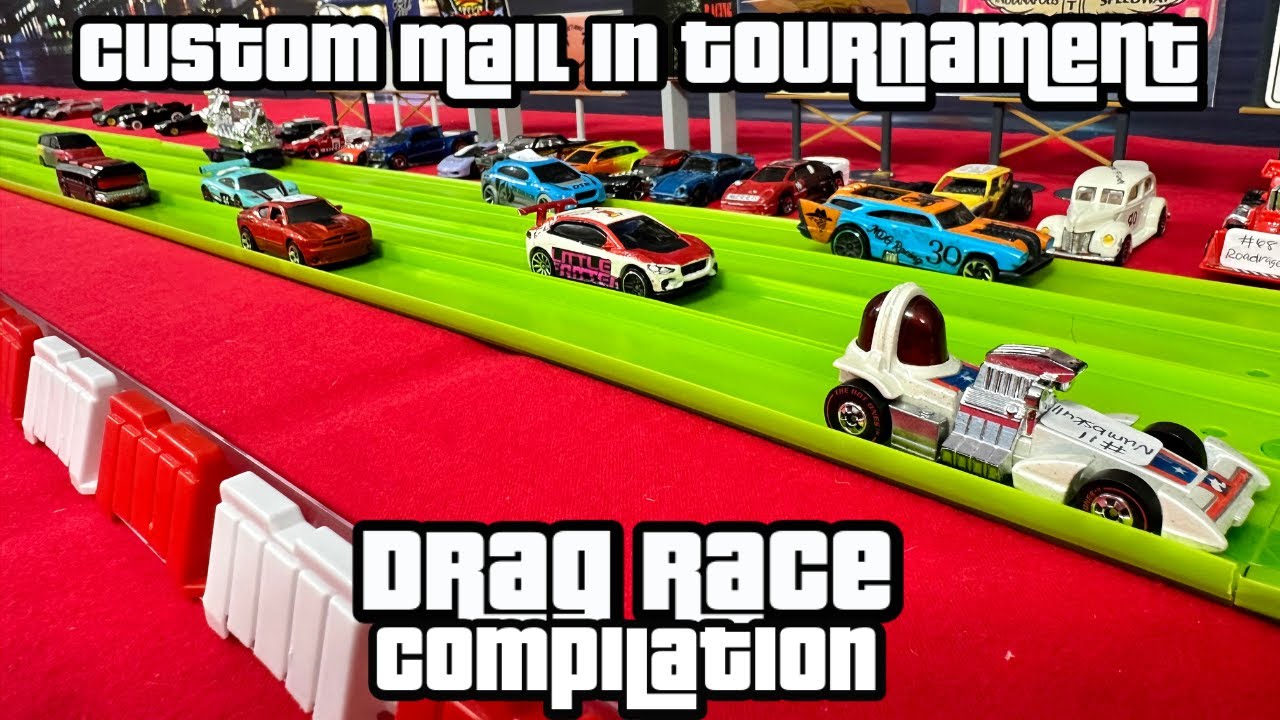 DIECAST CARS RACING |1ST CUSTOM MAIL IN TOURNAMENT | COMPILATION
