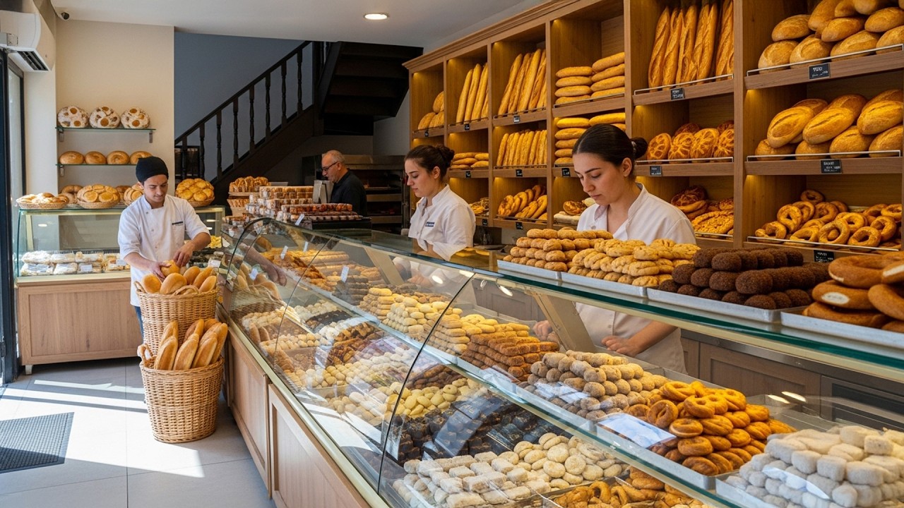 Unbelievable Work of Turkish Bakers! Breads & Pastries - Process