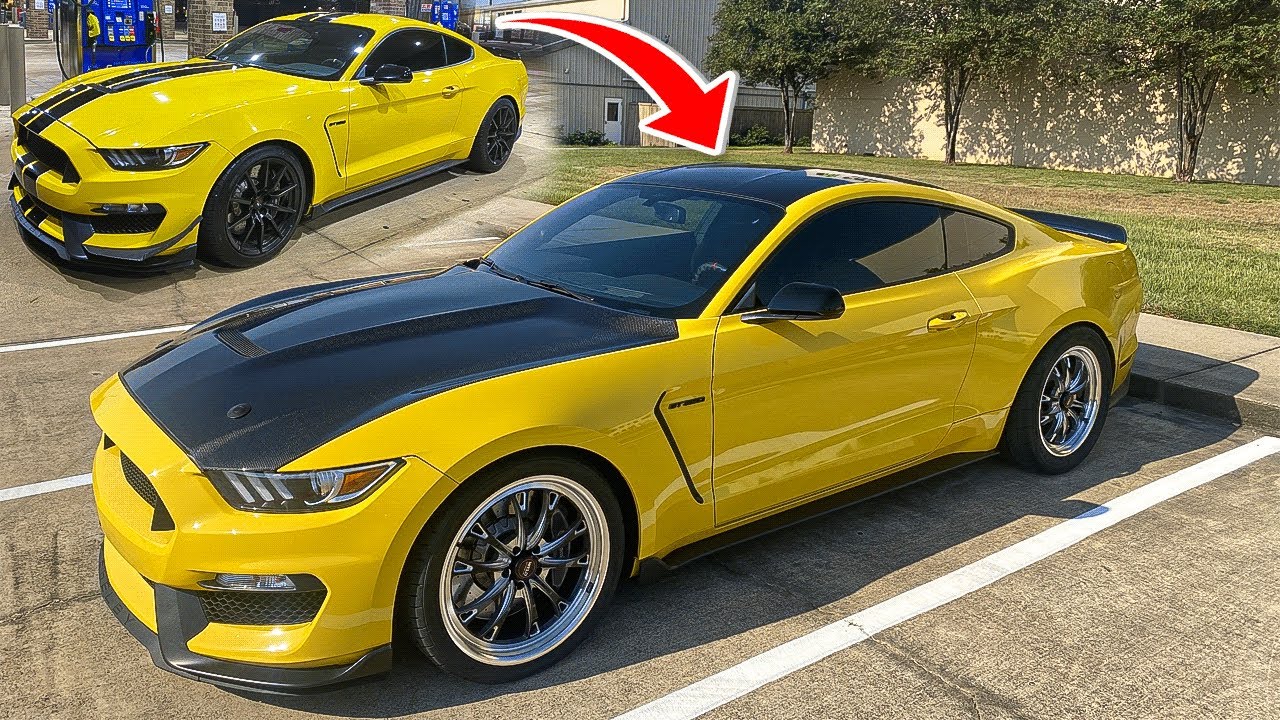 Building a Supercharged Shelby GT350 Mustang in 28 Minutes! (COMPLETE TRANSFORMATION)