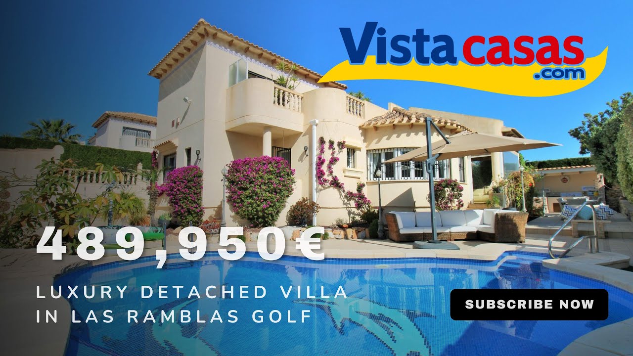 Luxury Villa for Sale in Las Ramblas Golf | 3 Bed | Heated Pool | 489,950€
