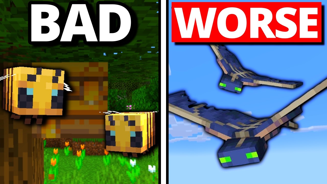 Ranking The WORST Minecraft Updates!