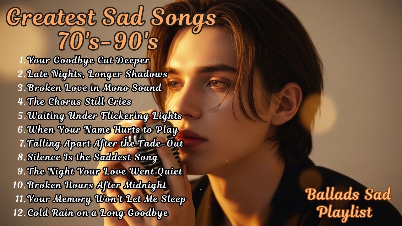 Greatest Sad Songs 70s–90s 💔 Vol.32 | Timeless Ballads for Broken Hearts