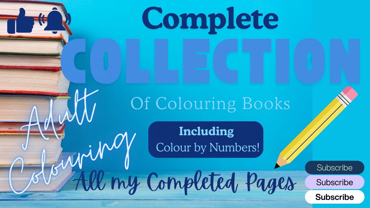 My Complete Colouring Book Collection 2024 - Adult Colouring